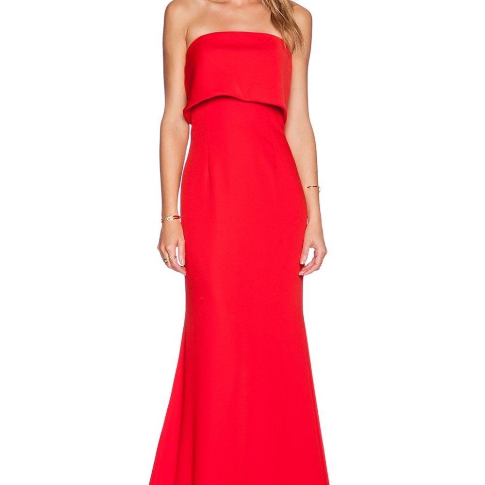 Jarlo Blaze strapless maxi dress